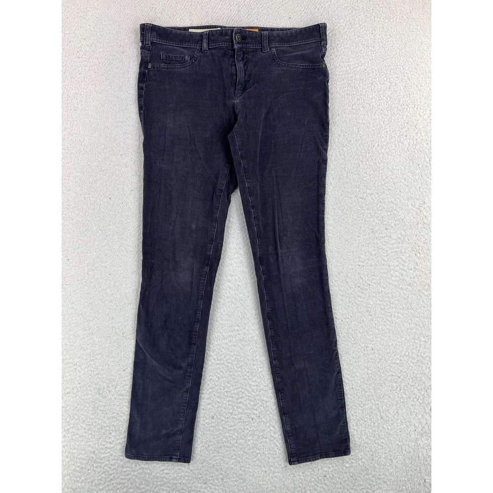 Pilcro And The Letterpress Pants Womens 28 Gray Corduroy Skinny Chino Stretch
